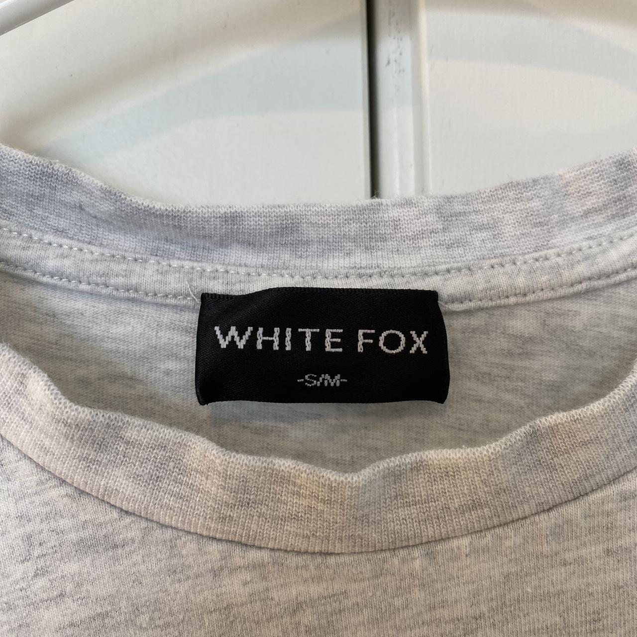 White Fox Oversized Tee! Size small/medium! - Depop