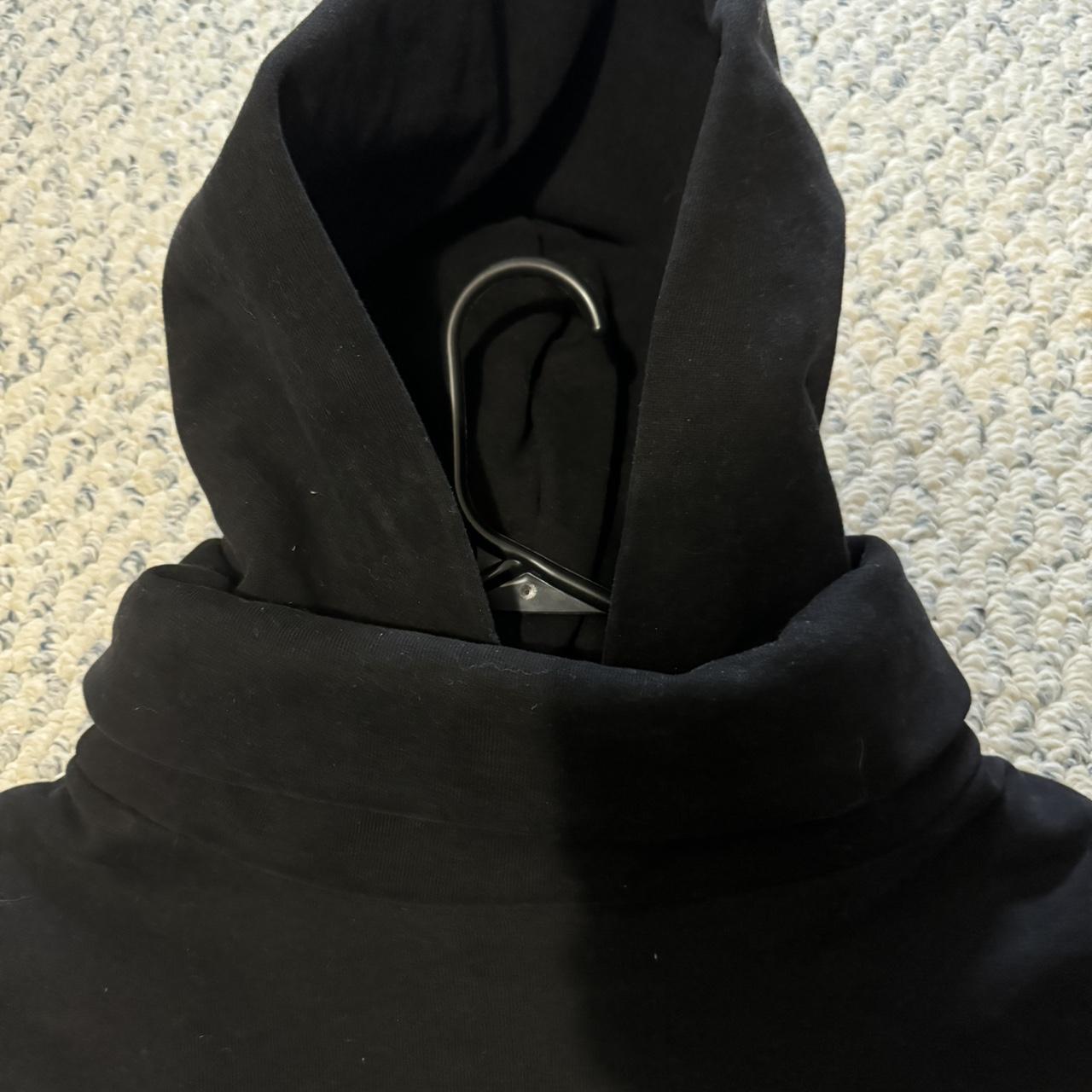 Ditch Brand Noir Masked Blanked Hoodie No flaws... - Depop