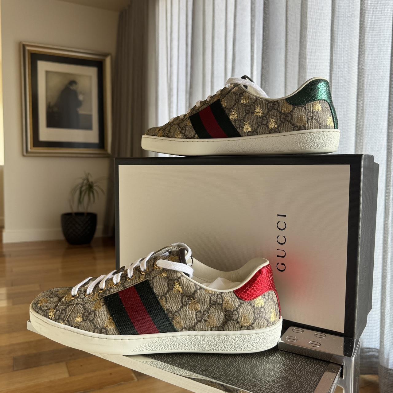 Gucci Ace GG Supreme 'Bees' (used), -Comes