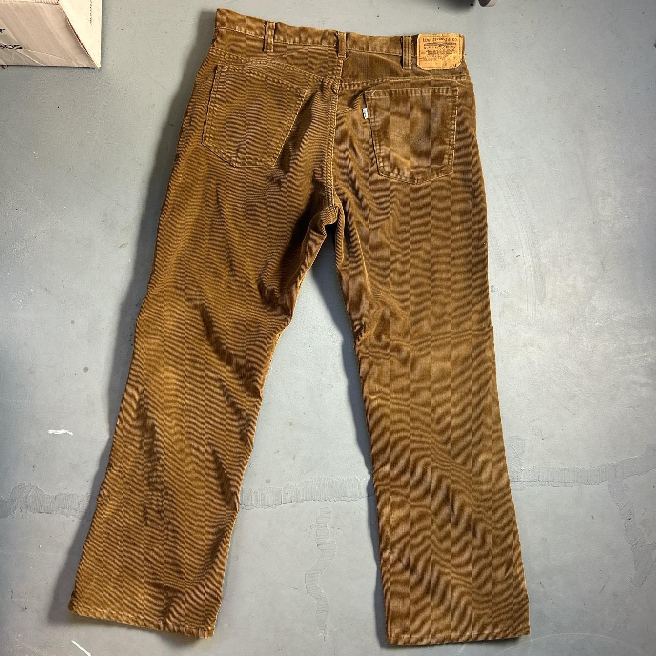 Levi Strauss brown corduroy pants size 36 waist 31... - Depop