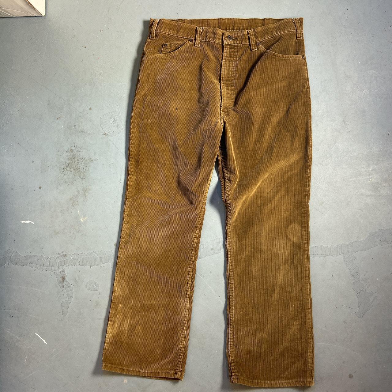 Levi Strauss brown corduroy pants size 36 waist 31... - Depop