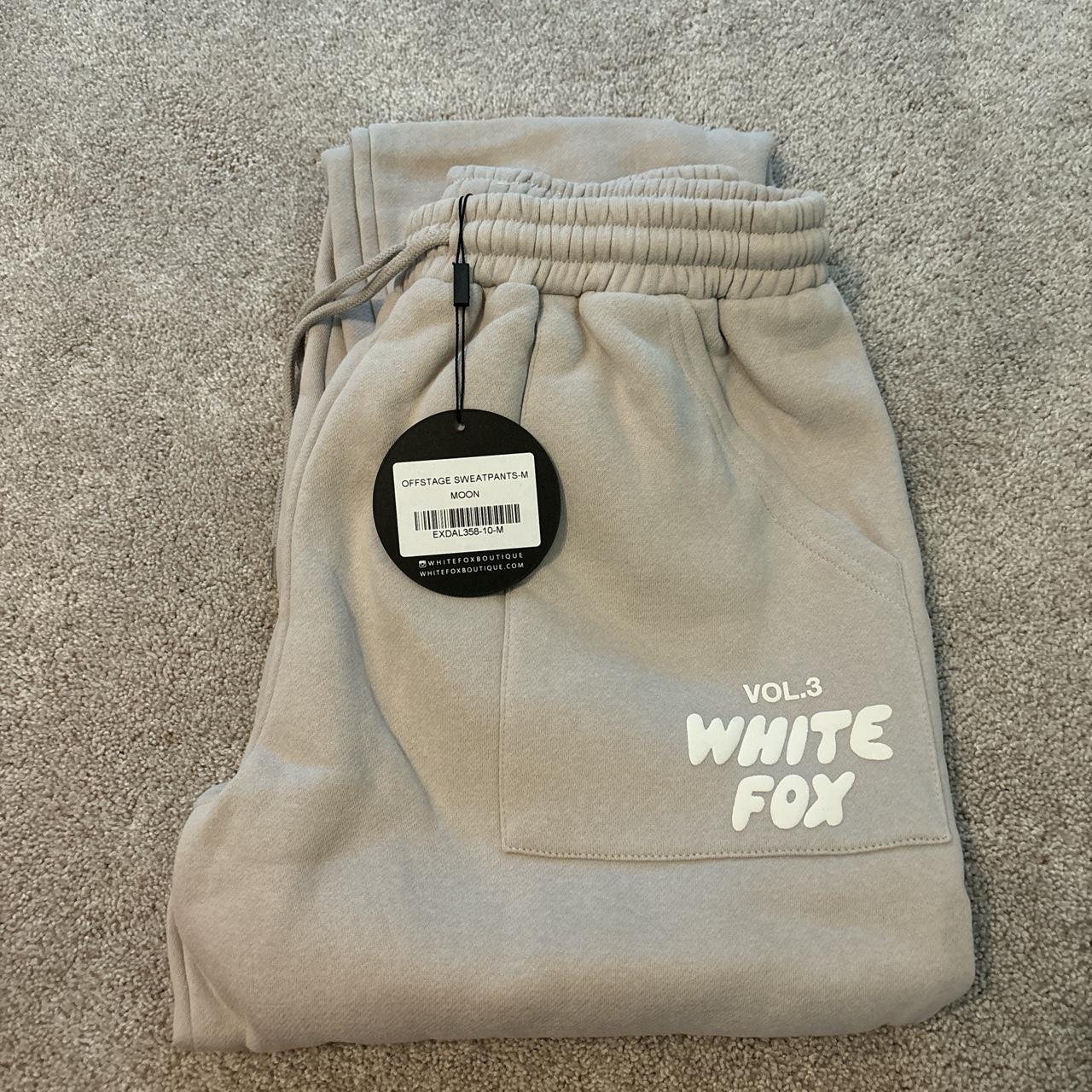 new white fox sweatpants, never worn, accidentally... Depop
