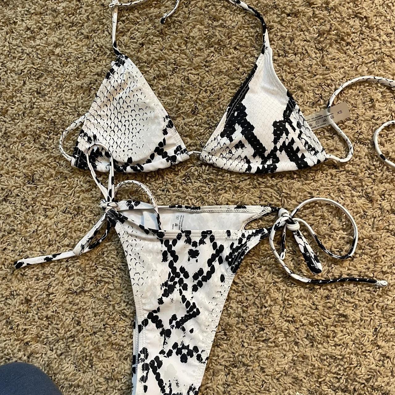 SHEIN extra small snakeskin bikini. Never worn