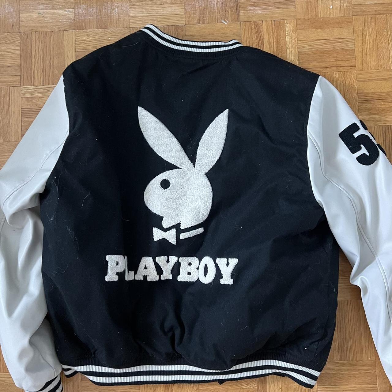 XL playboy bunny bomber jacket Kept in great | Depop