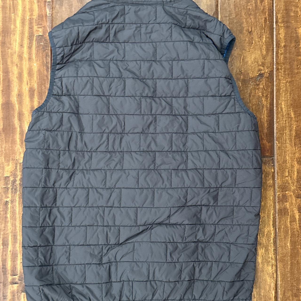 Free Country Down Puffer Vest Men's Large Grey Full... Depop