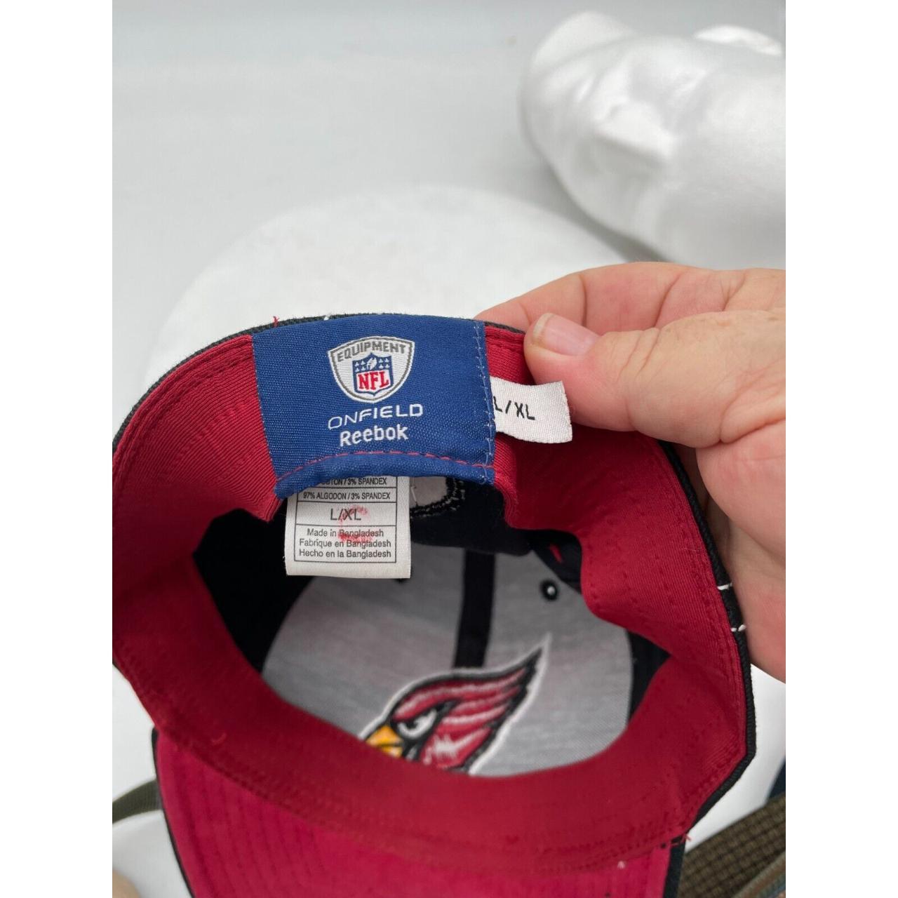 Arizona Cardinals Hat Baseball Cap Fitted NFL Football Reebok L XL