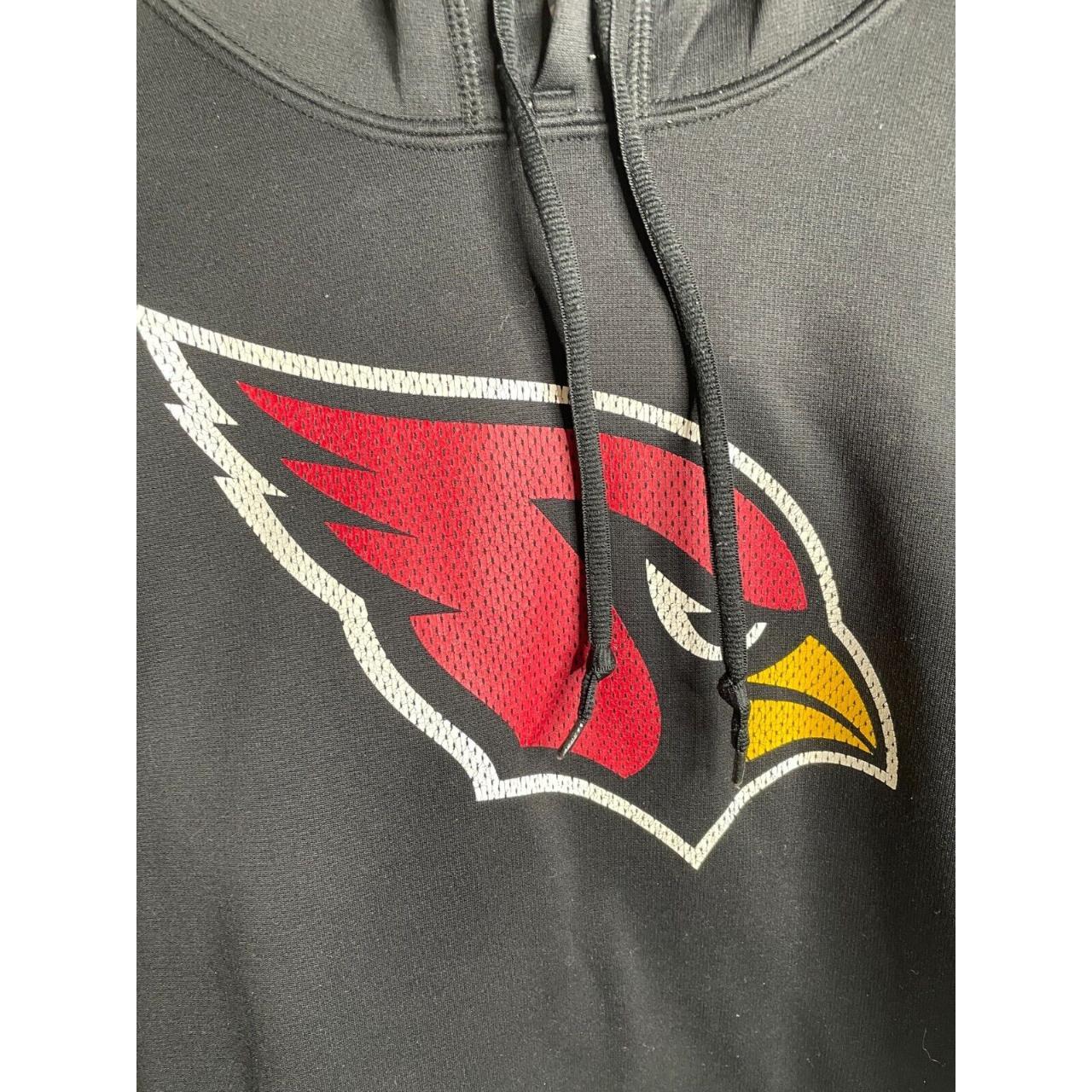 Nike / Men's Arizona Cardinals Wordmark Therma-FIT Black Hoodie