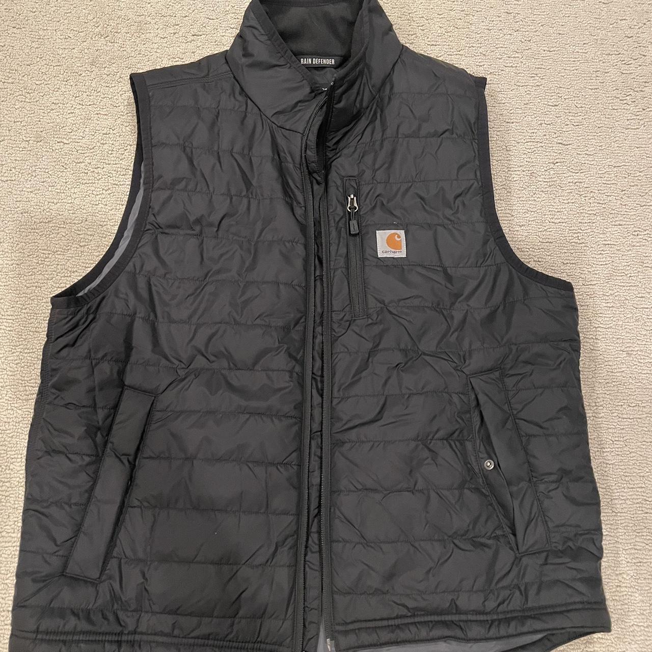 Large Carhartt puffer vest - Depop