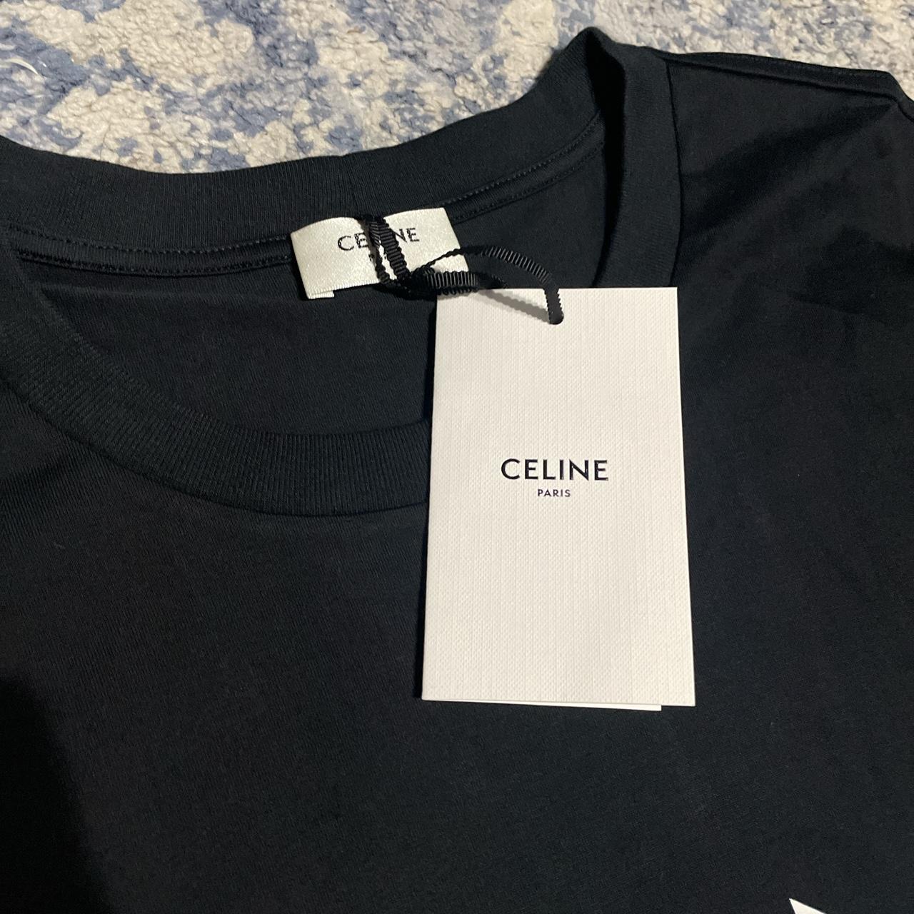 Celine dog print T-shirt. brand new never worn with - Depop