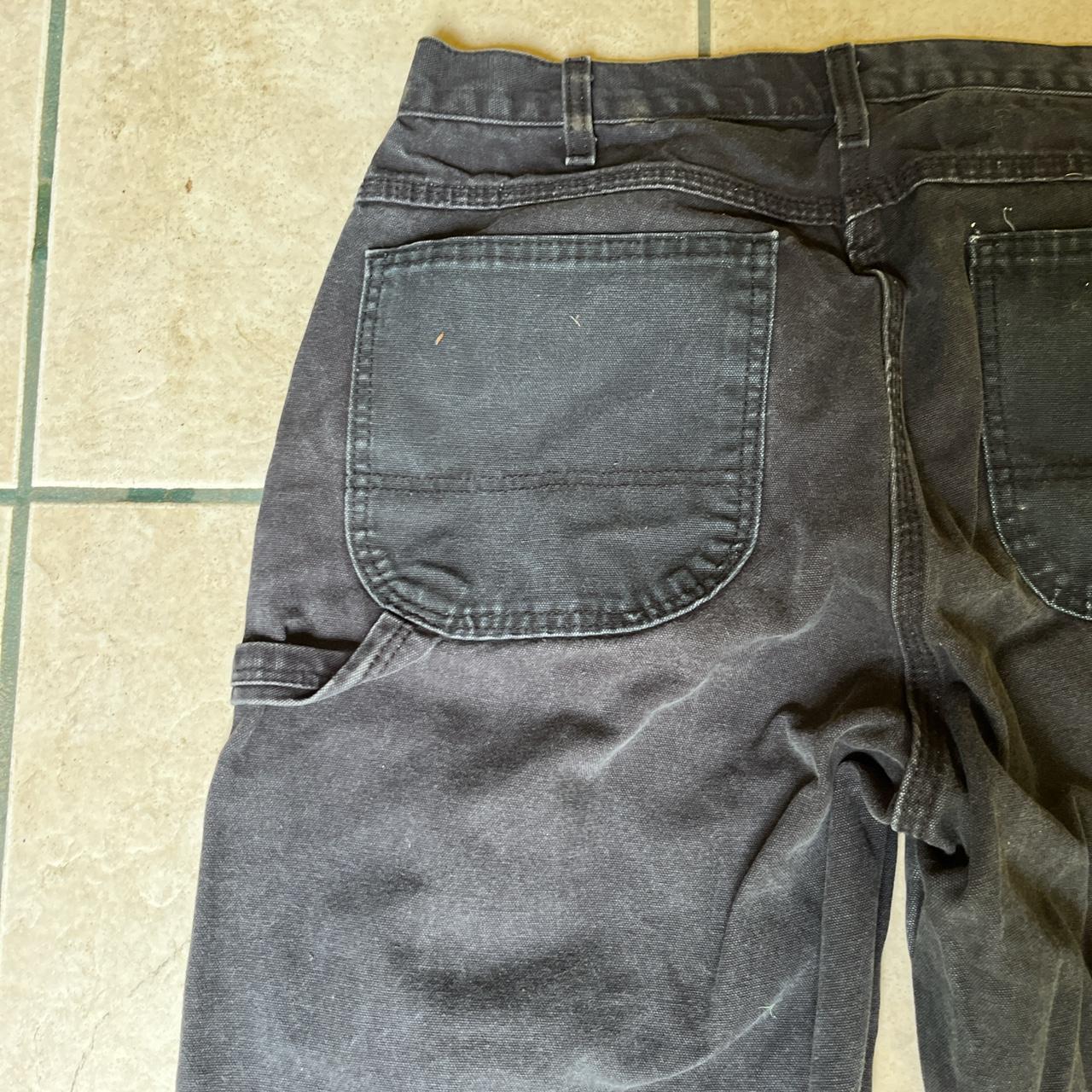 Black Dickies carpenter work pants. Great... - Depop