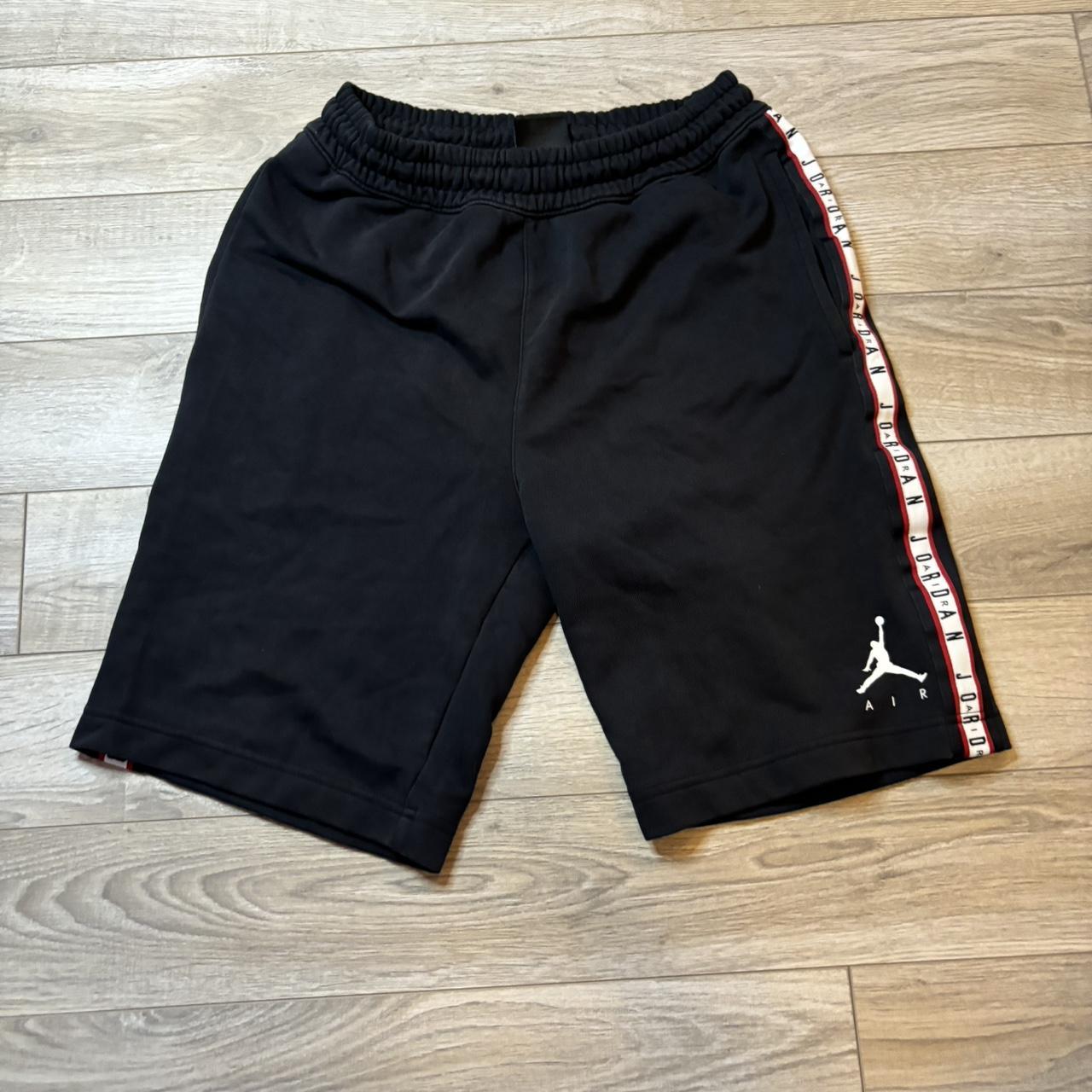 Size S Jordan shorts but still long. Depop