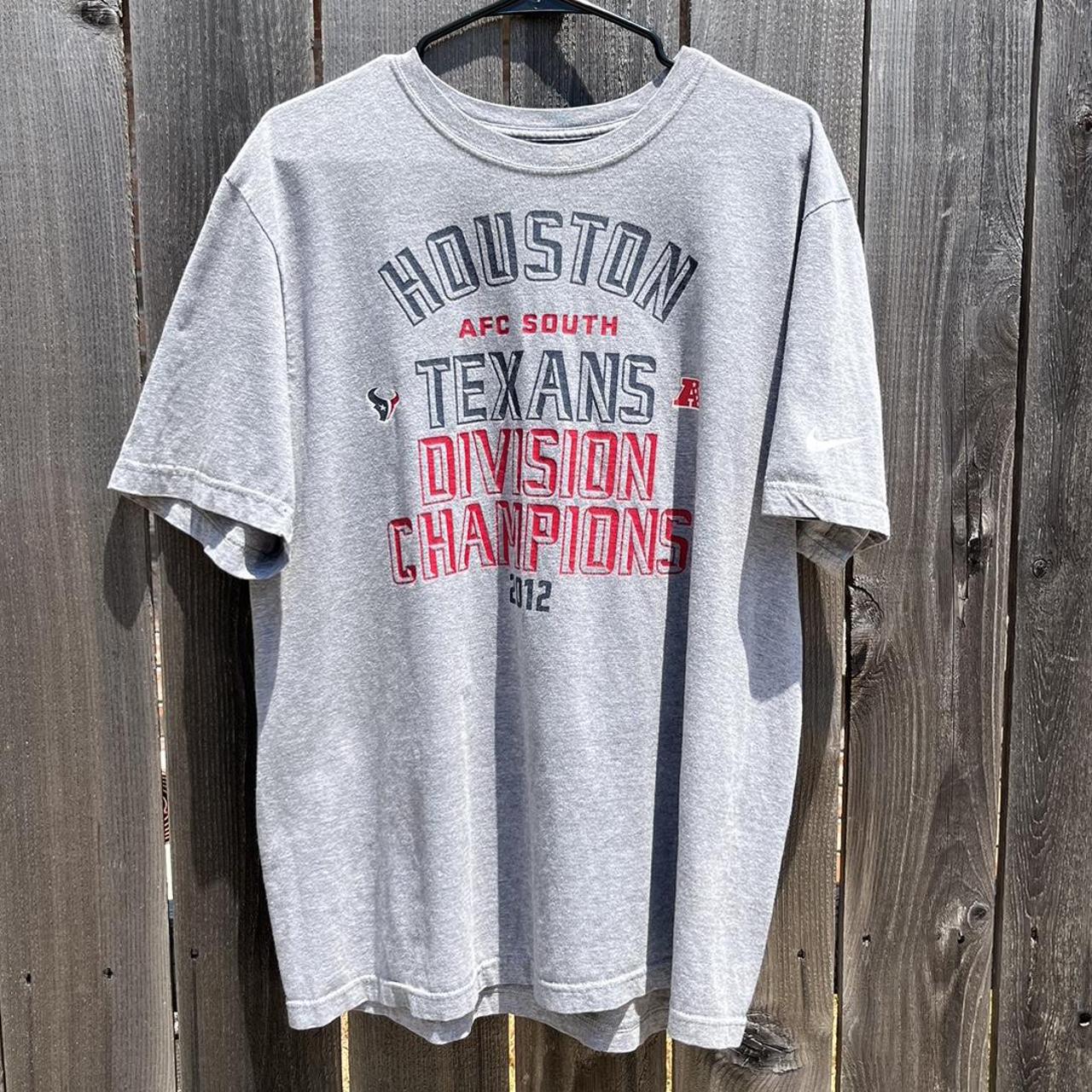 Houston Texans 2012 Division Champs Size XL - Depop