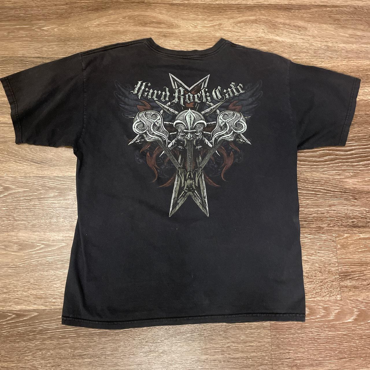 Hollywood Hardrock Cafe tee, size L perfect condition - Depop