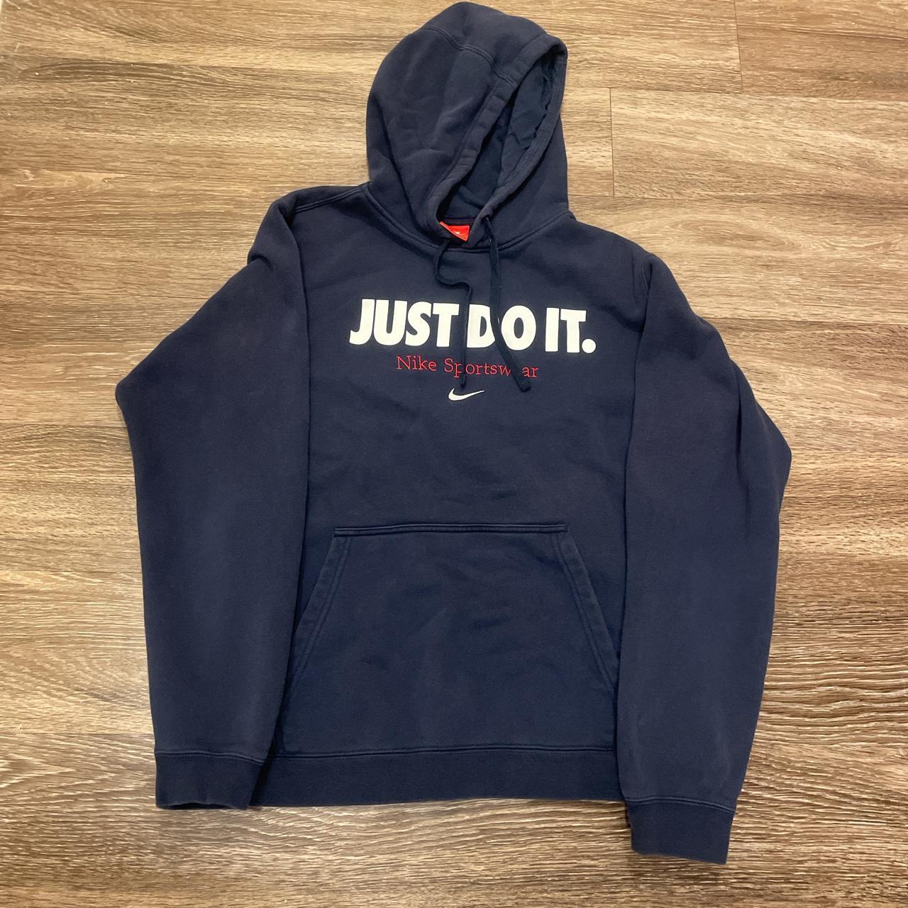 mens nike center swoosh hoodie