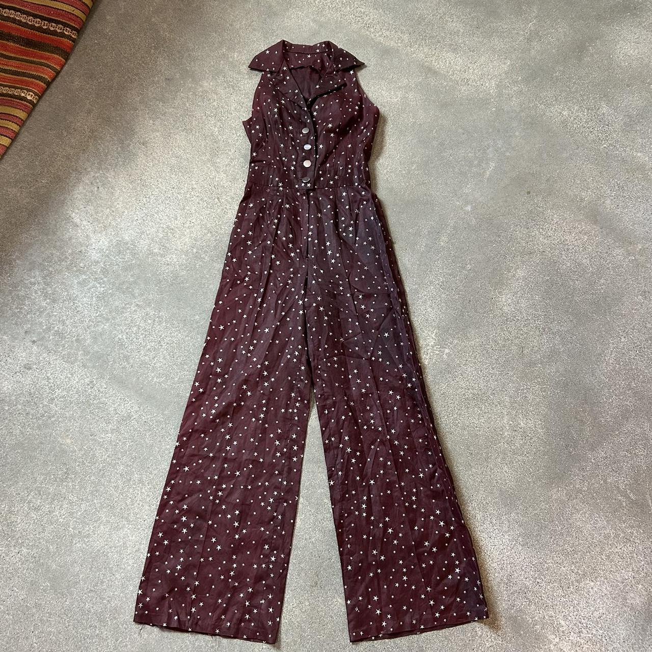 American Vintage Women's Brown and Silver Jumpsuit