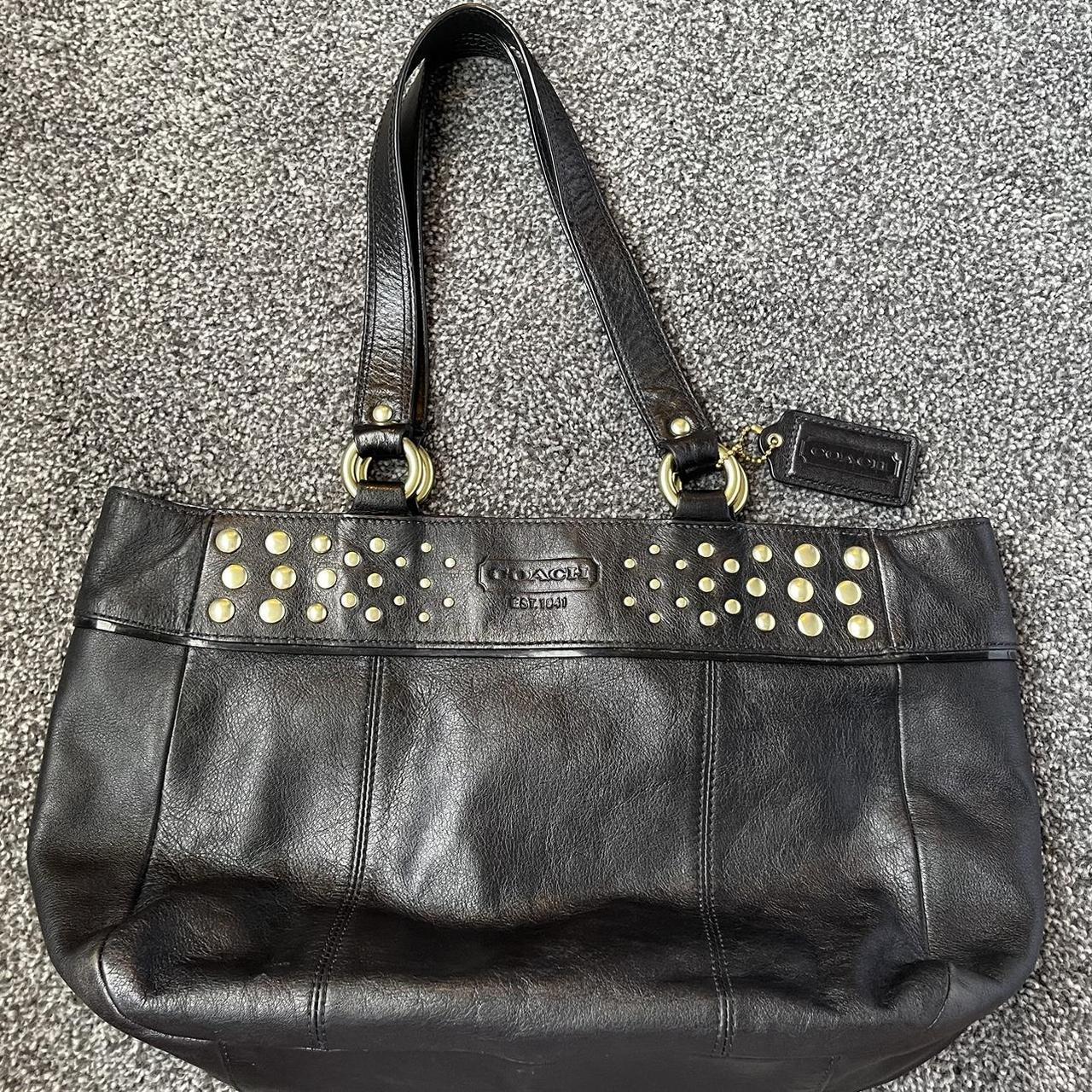 Studded 2025 coach purse