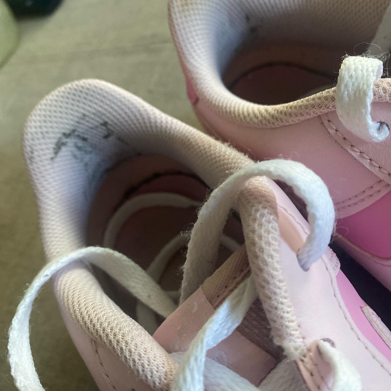 pink and navy nike trainers