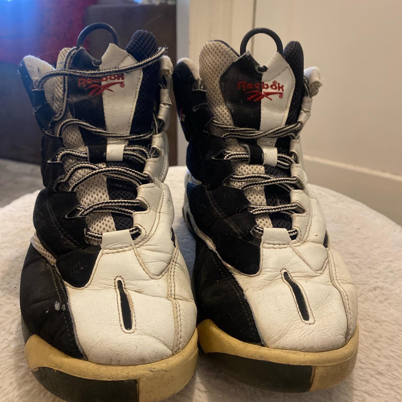 Vintage 1980s high top Reebok shoes size 8. They | Depop