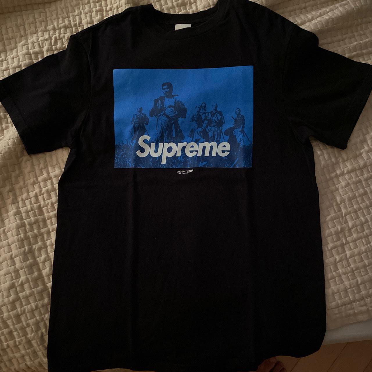 Supreme undercover eye tshirt Black and - Depop