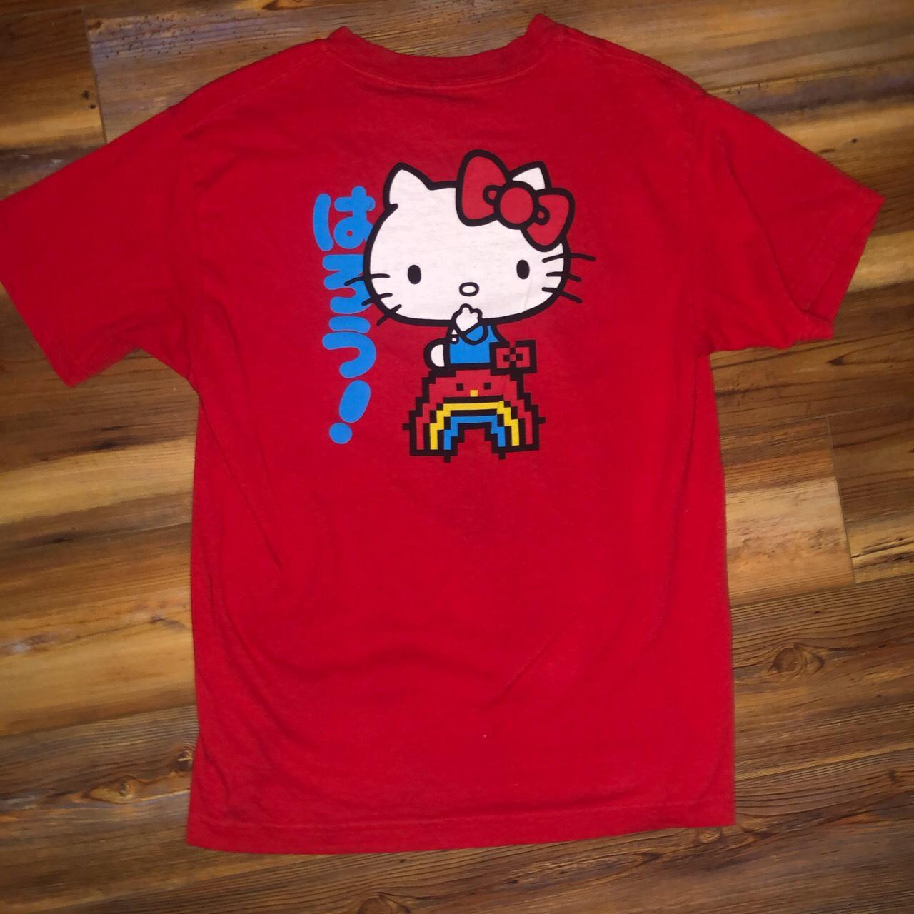 girl skateboards x hello kitty tshirt Depop