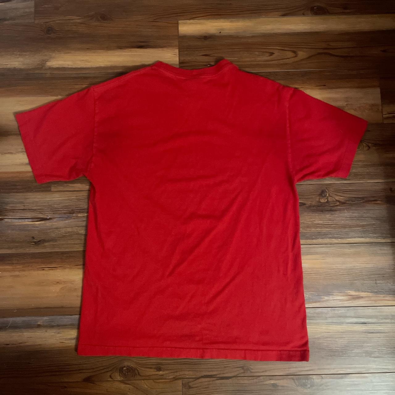 Volcom Men's Red and Grey T-shirt (2)