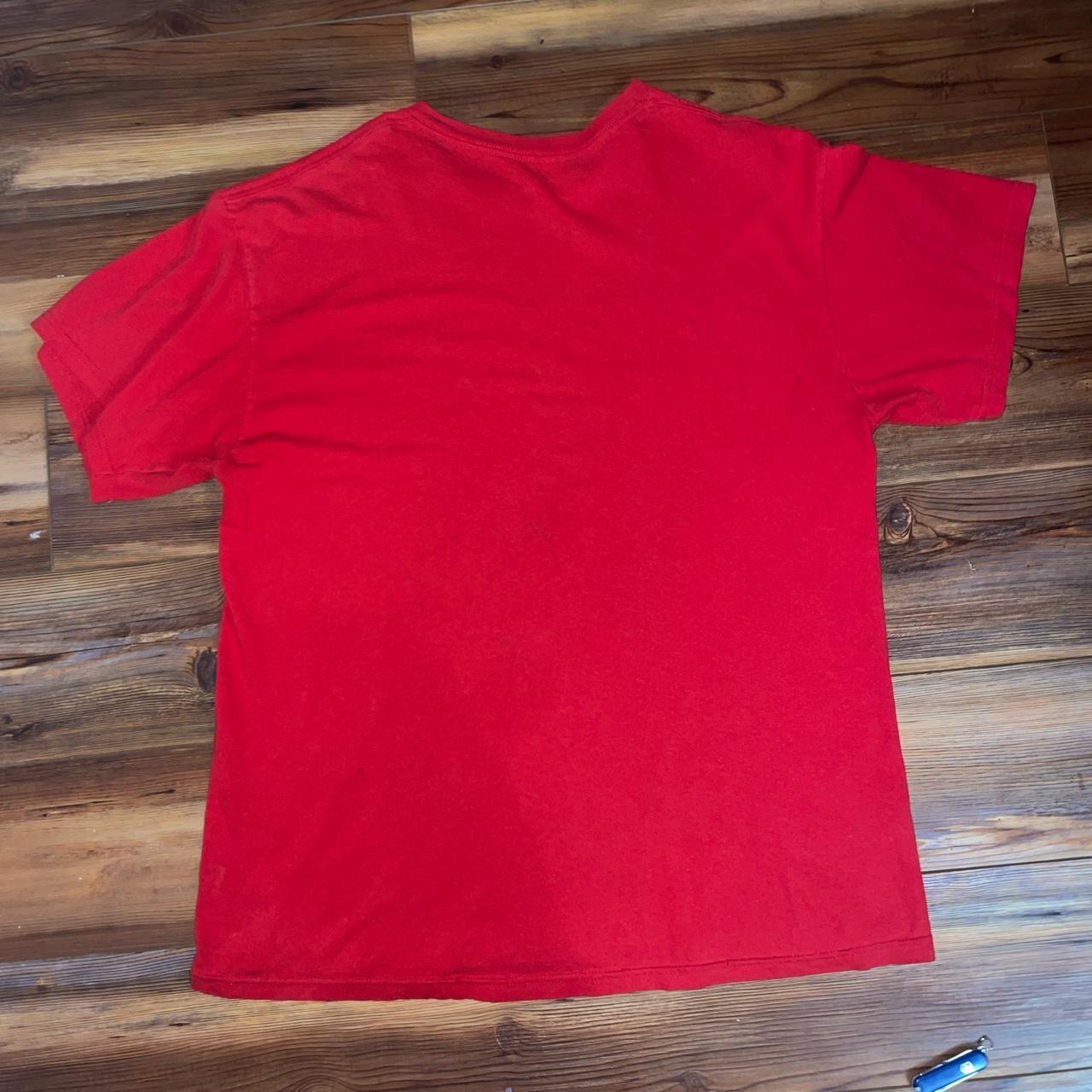 DC Shoes Men's Red and Black T-shirt (2)