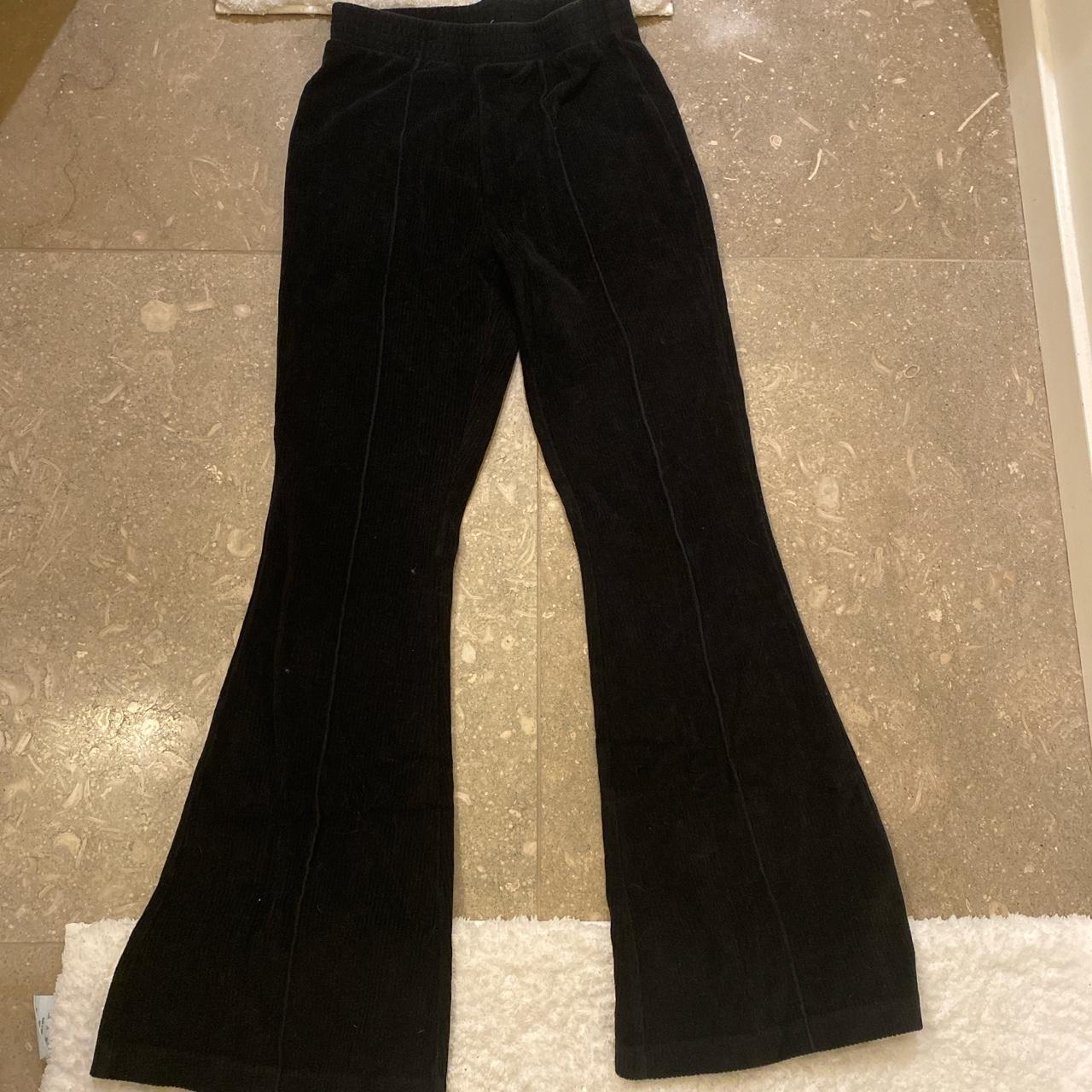 soft flare sweatpants aerie black - Depop