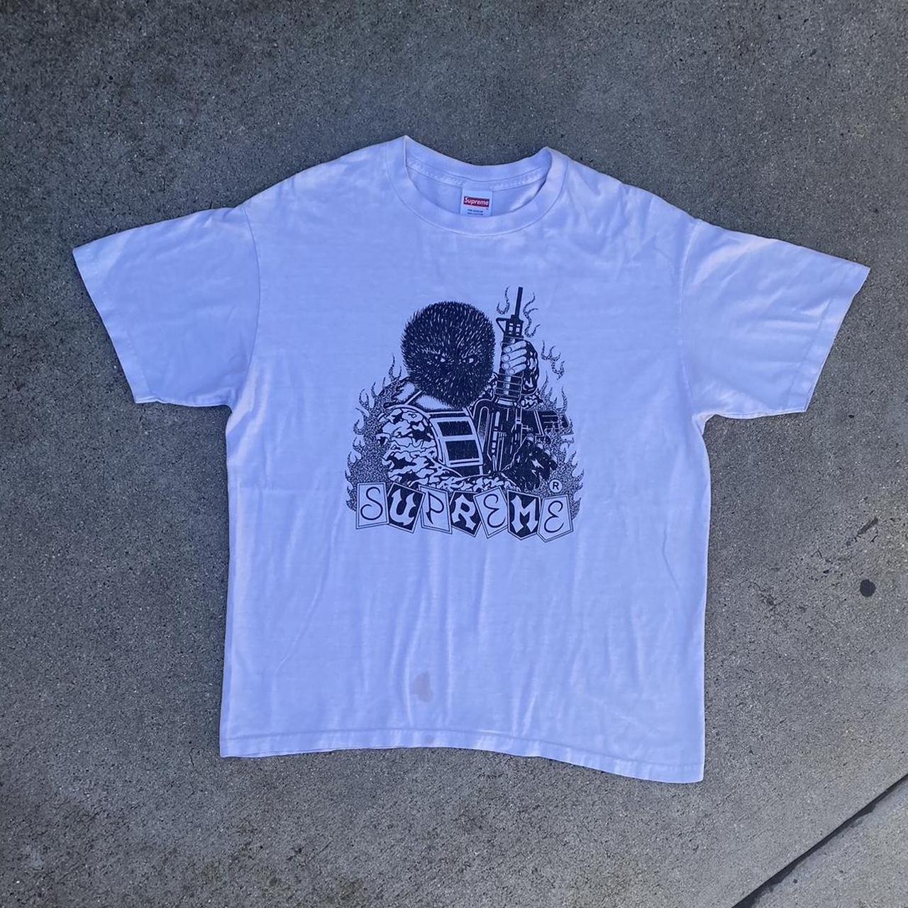 Supreme flame outlet shirt