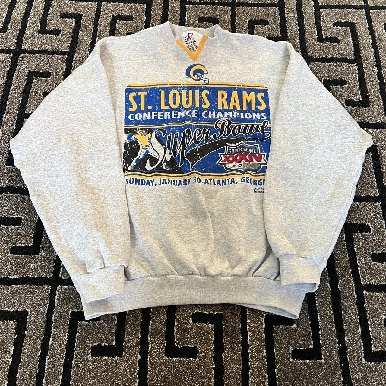 Vintage logo athletic St. Louis Rams Super Bowl - Depop