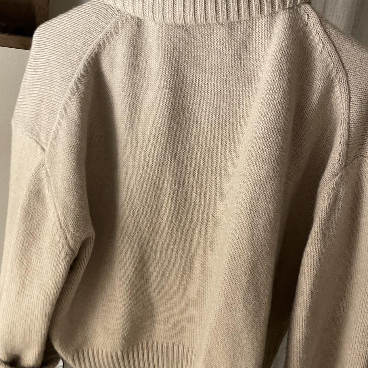 H&M light Brown/grey turtle neck sweater. This... - Depop