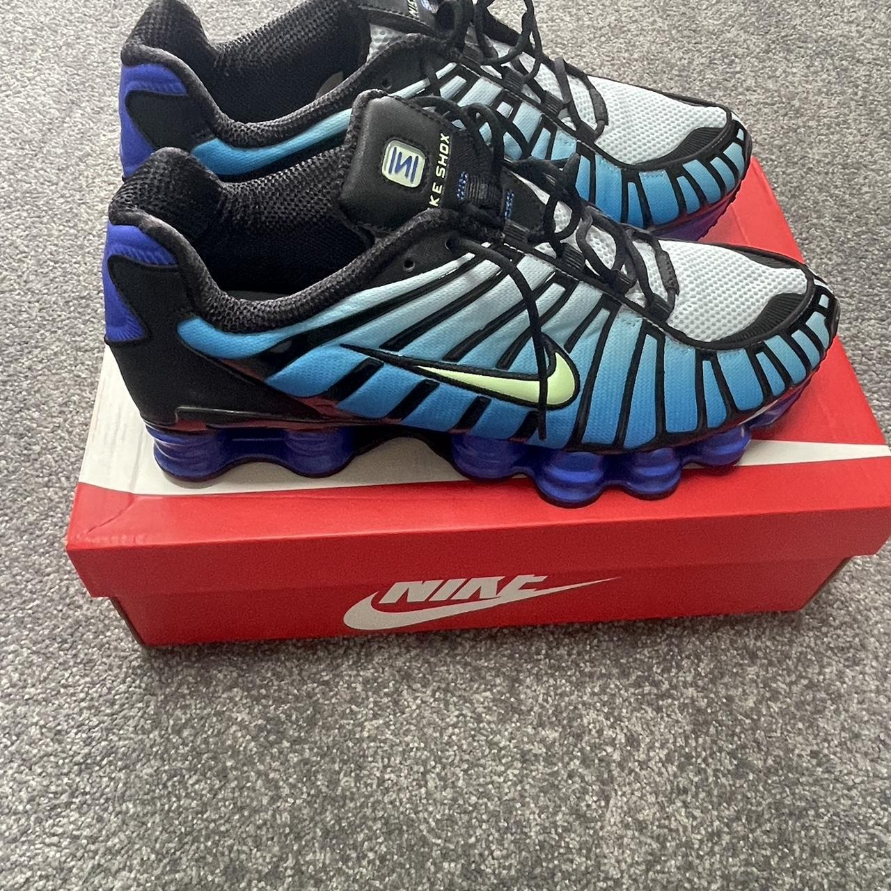 Nike Shox TL Blue 2024 Size 11 Brand New Box key. Depop