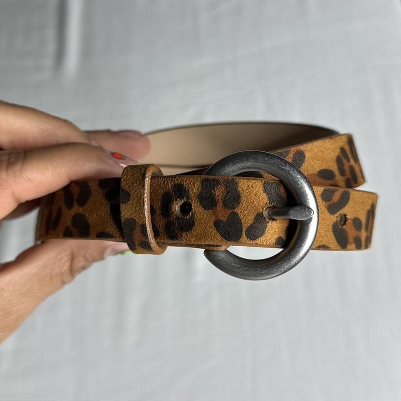 Gap leopard outlet belt