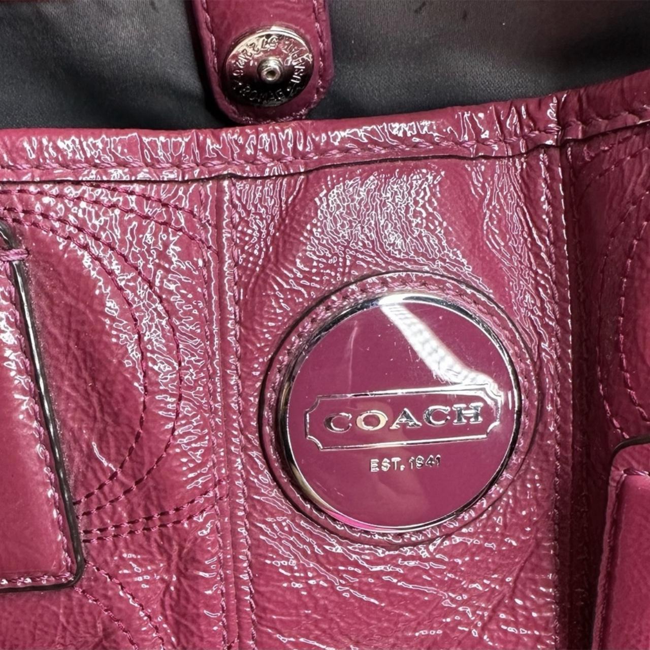 Coach Raspberry Pink Leather Medium bag store