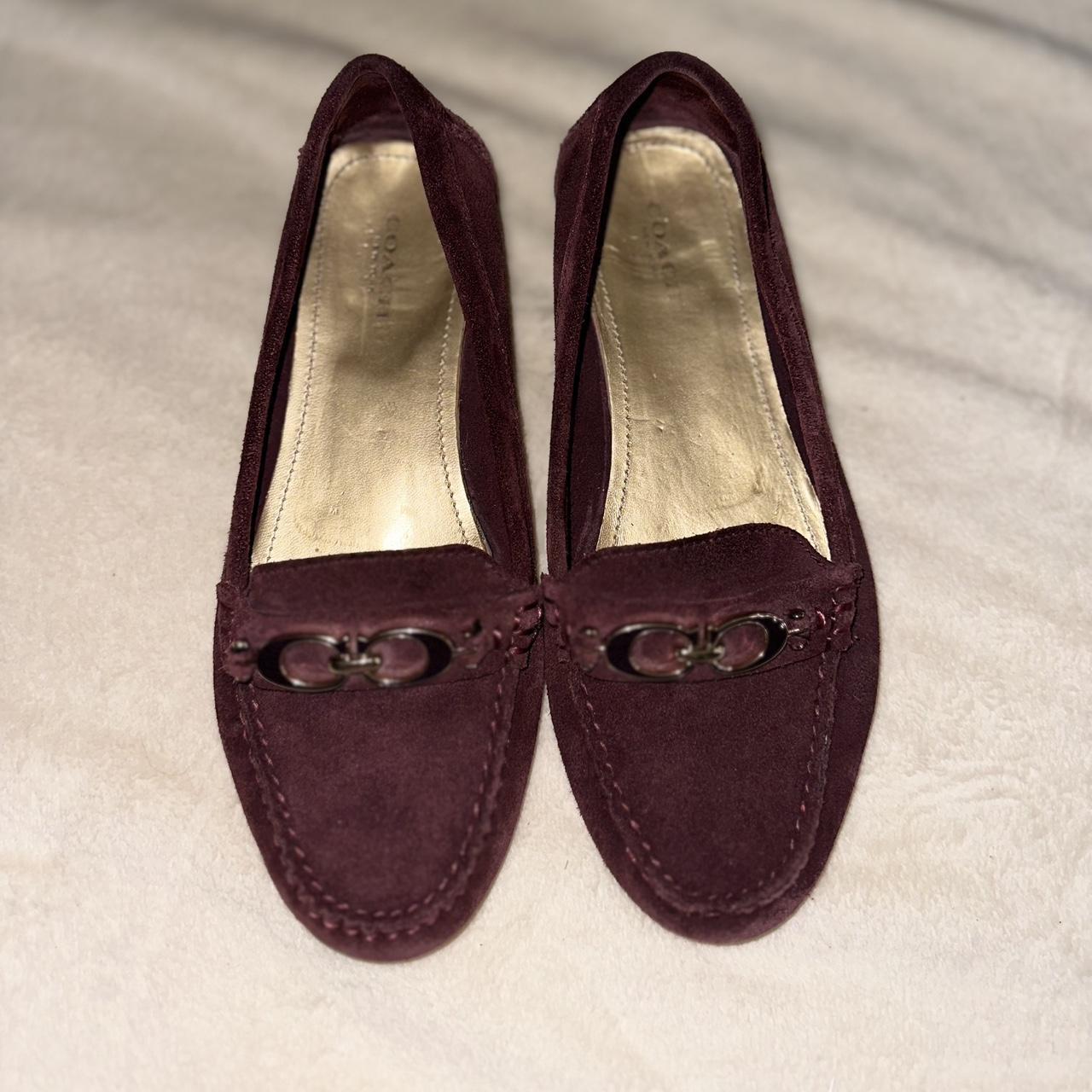 Coach sales moccasin loafer