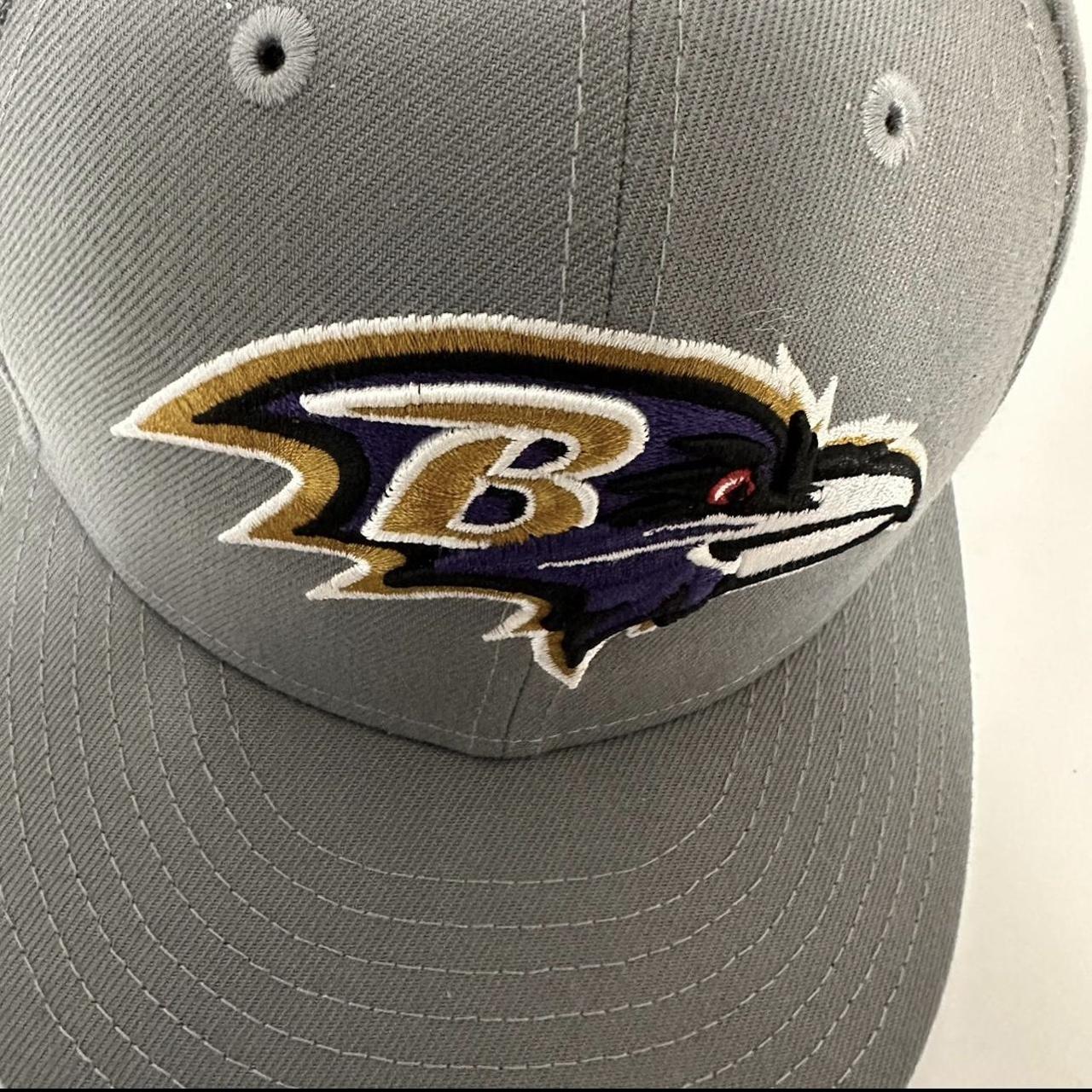 Men's New Era Purple Baltimore Ravens Omaha 59FIFTY Fitted Hat