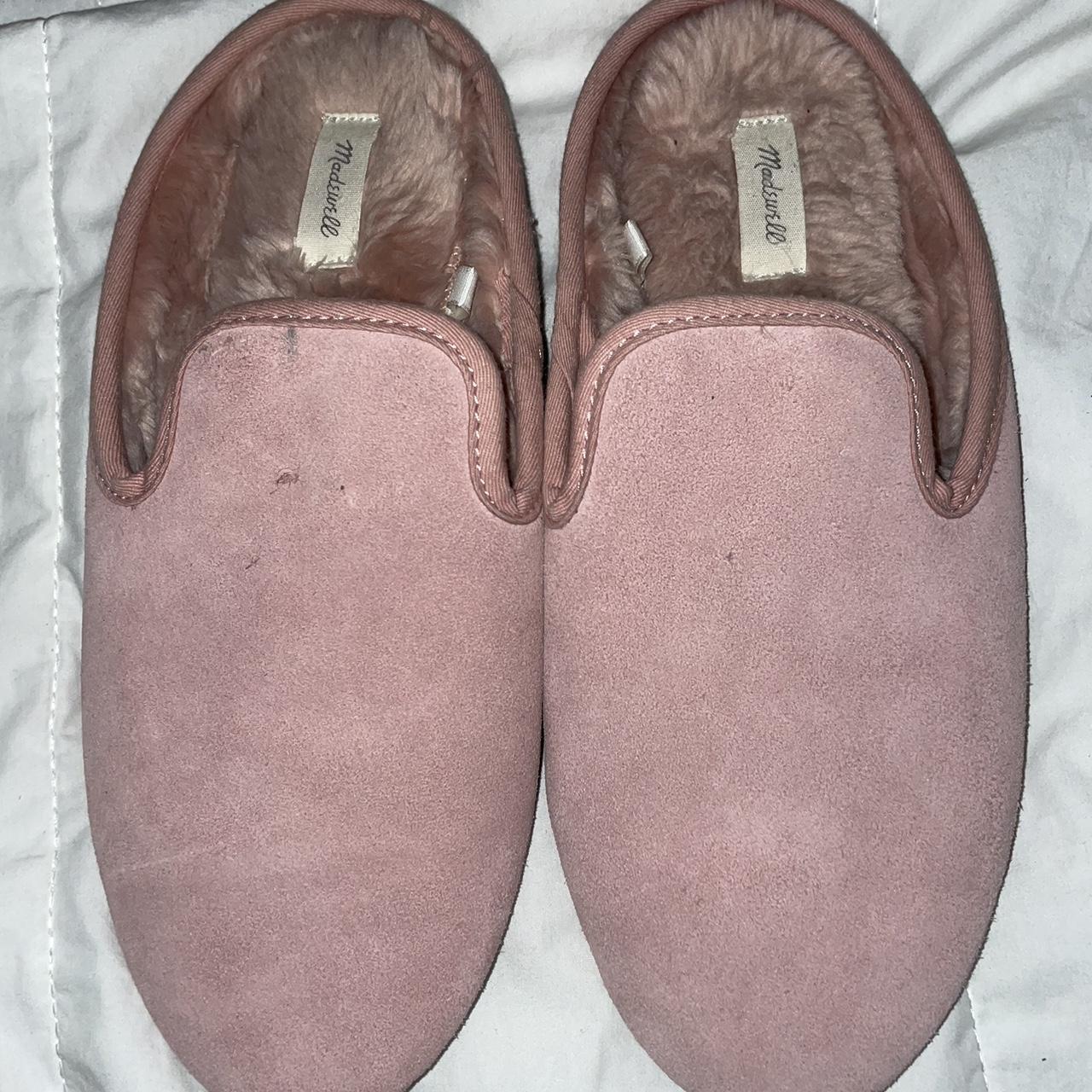 Madewell Pink Slippers pre owned but in good Depop