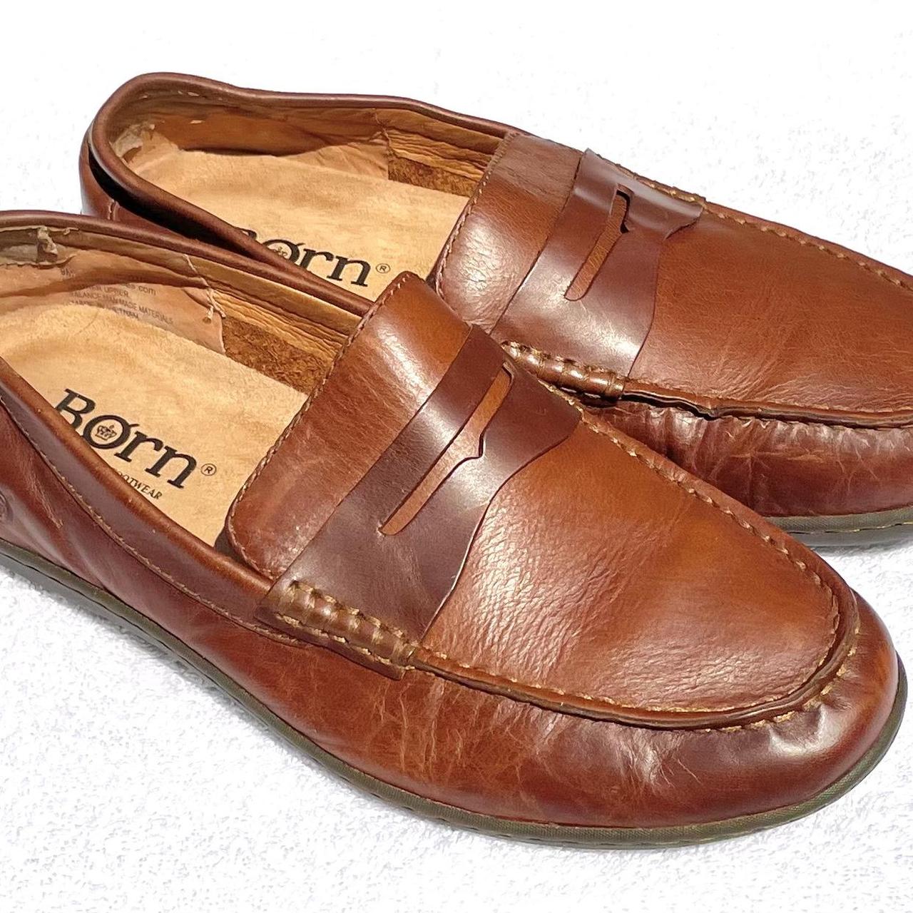 Born mens leather loafers on sale