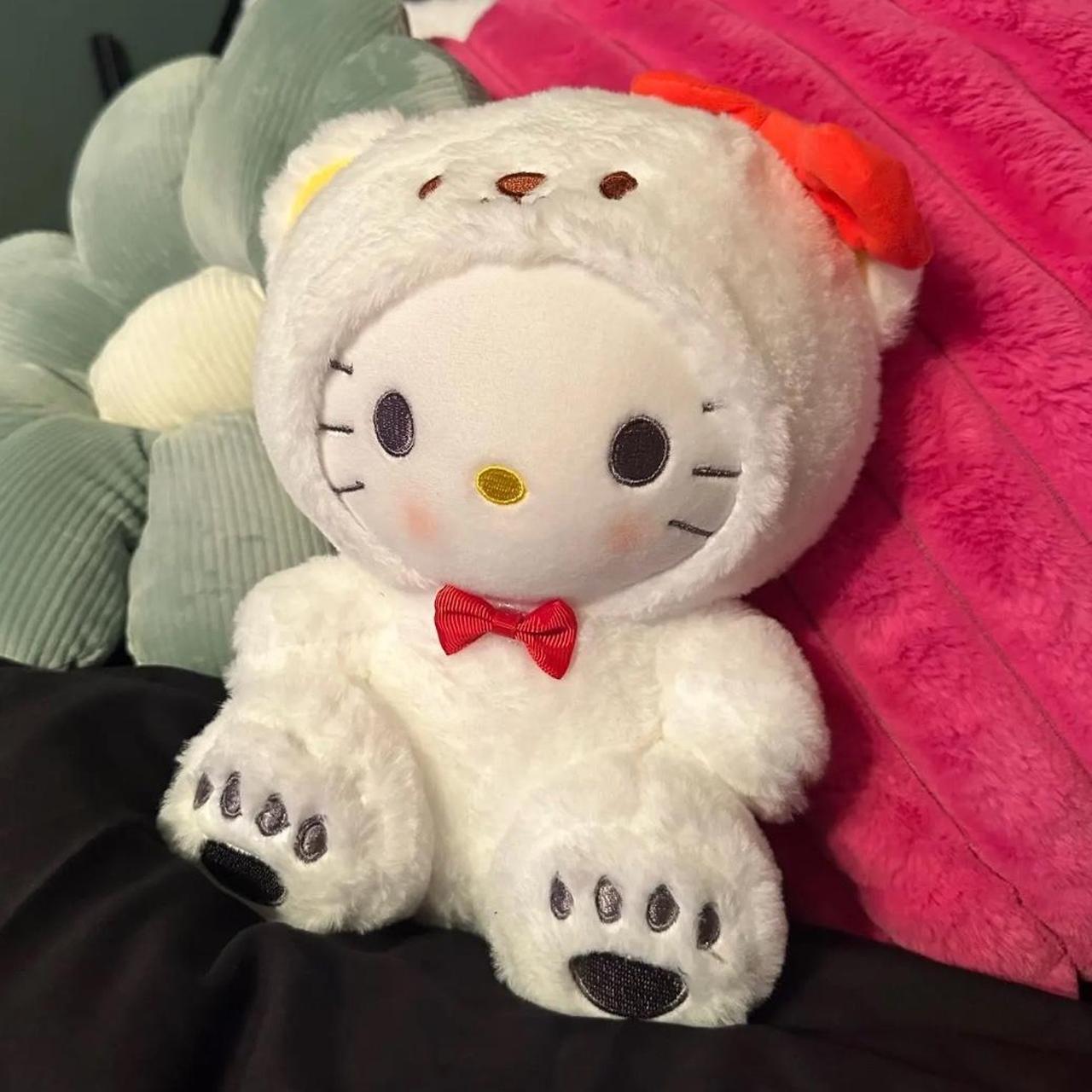 hello kitty sanrio polar bear plush details: she... - Depop