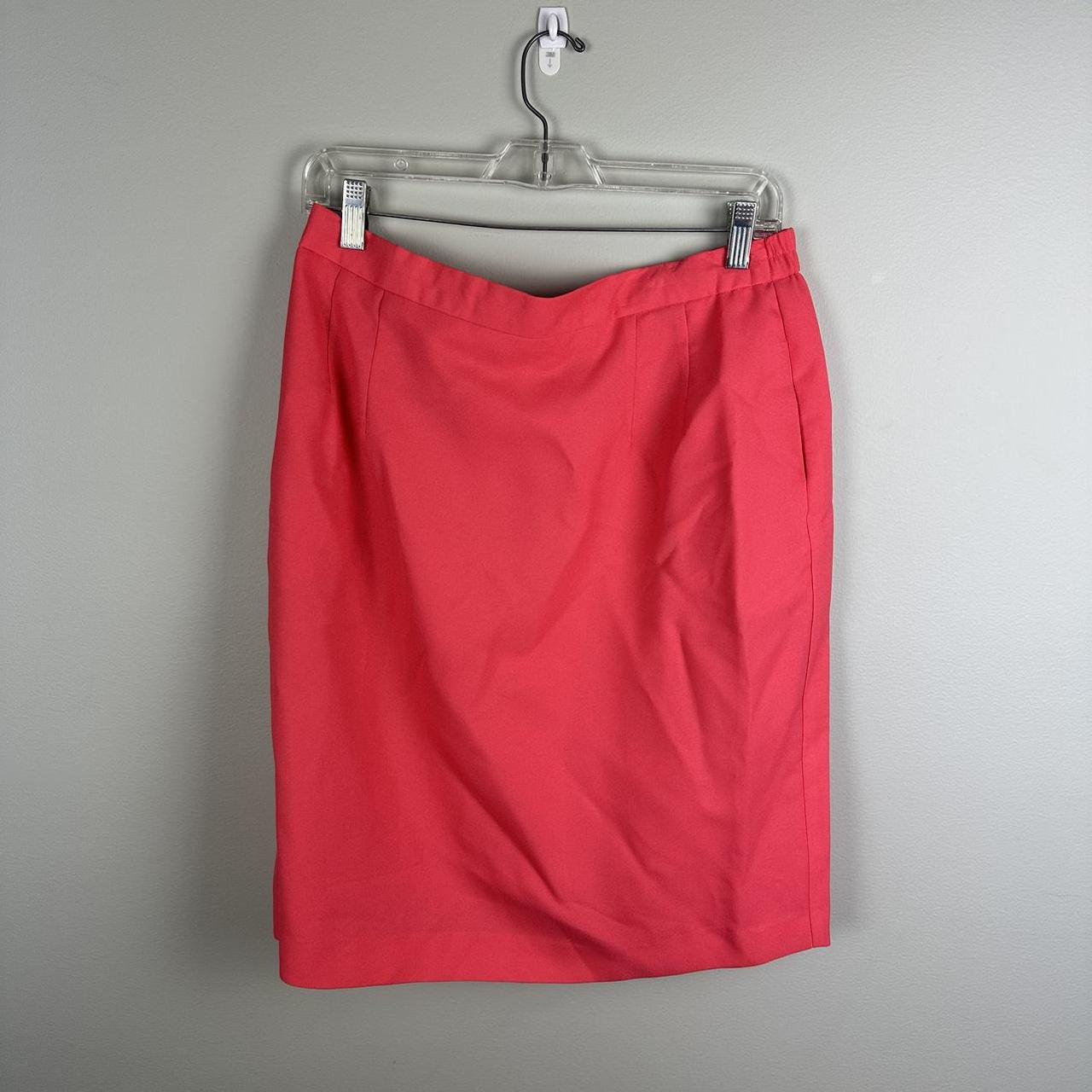 Pink pencil skirt - vintage 1980s - Depop