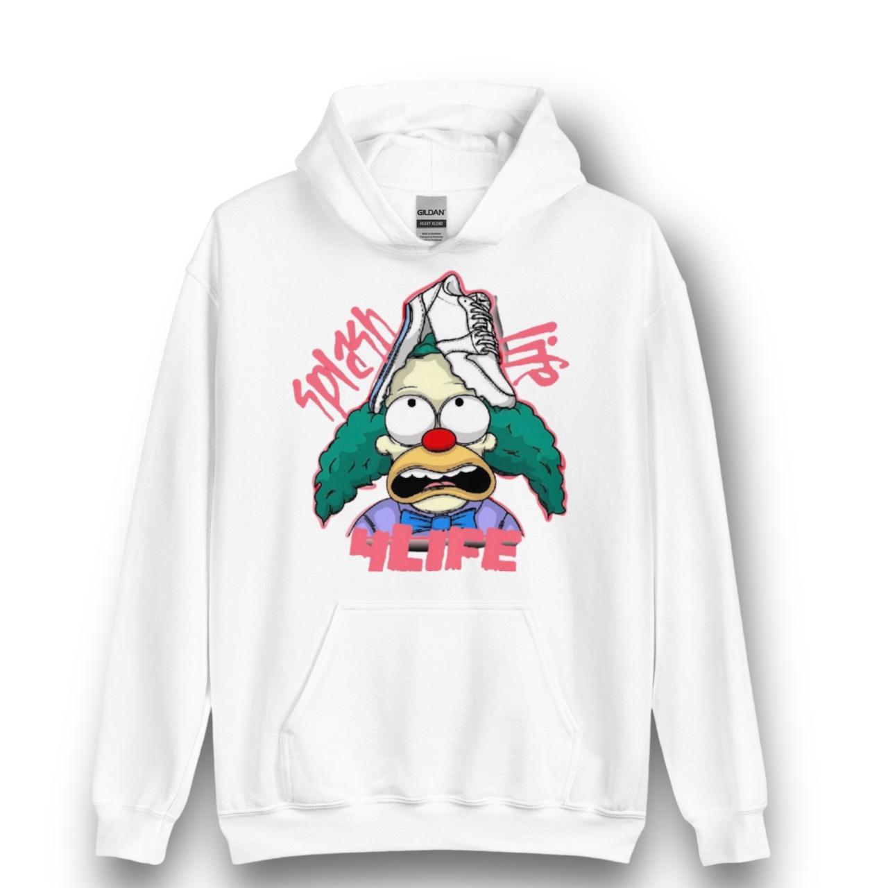 All Size Krusty the Clown Hoodie