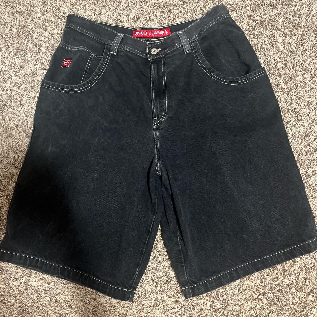 JNCO Dragon jean shorts/ Jorts very RARE Size 40 - Depop