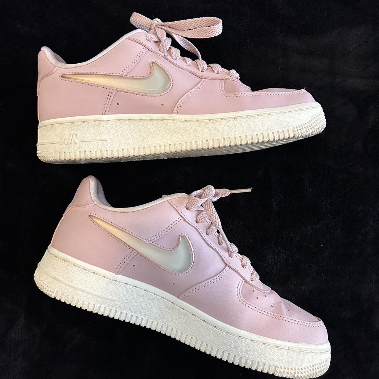 nike air force pink iridescent