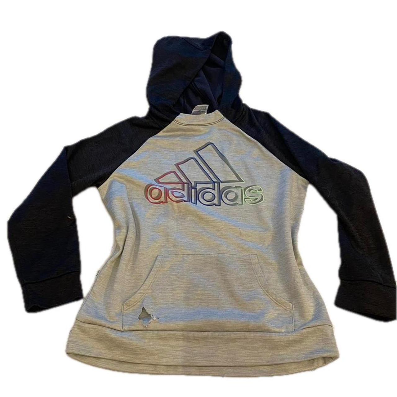 Adidas Authentic Hoodie cutest rainbow logo size