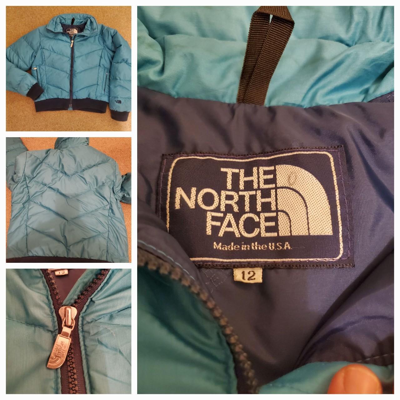The North Face Bomber Jacket Made in USA- approx... - Depop