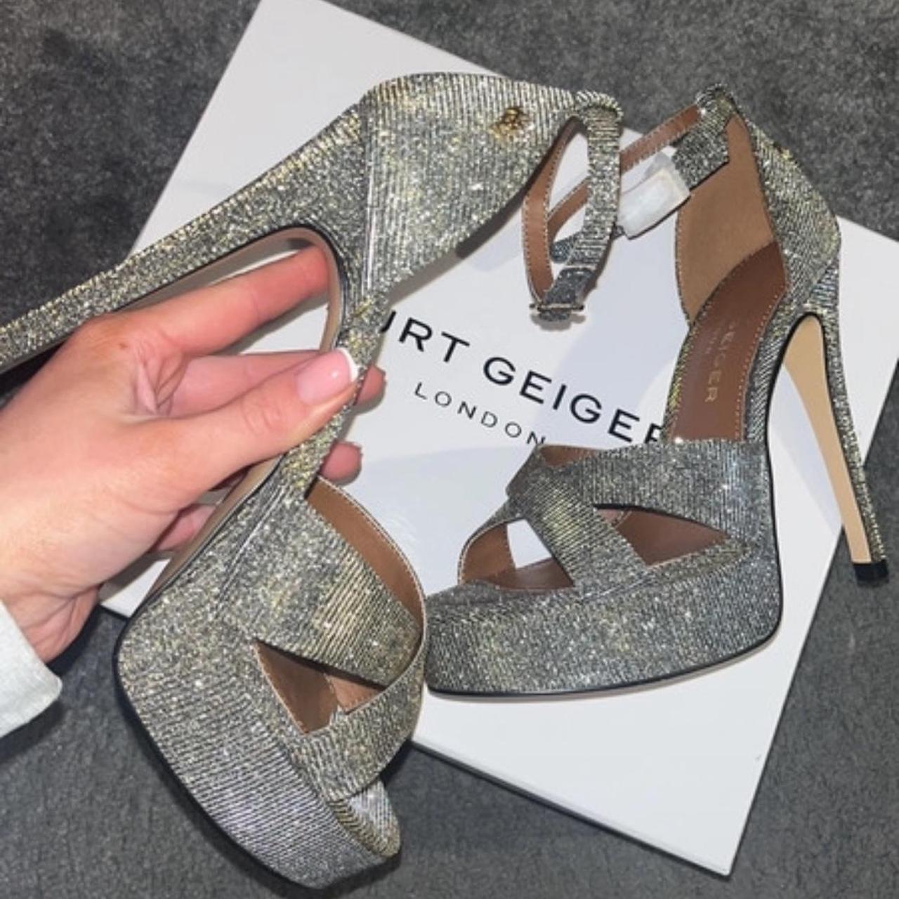 Kurt Geiger sparkly platform heels Pictures with - Depop