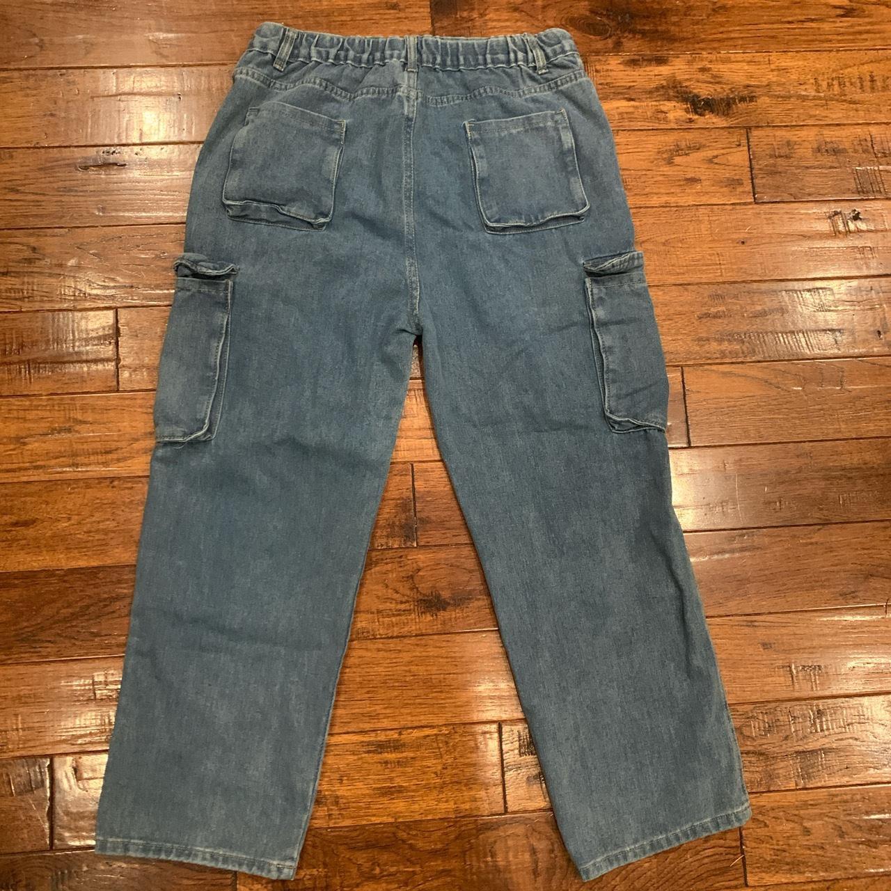 Vintage Style Cargo Jeans Perfect Condition Fits... - Depop