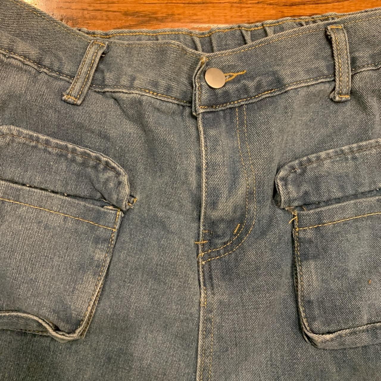 Vintage Style Cargo Jeans Perfect Condition Fits... - Depop