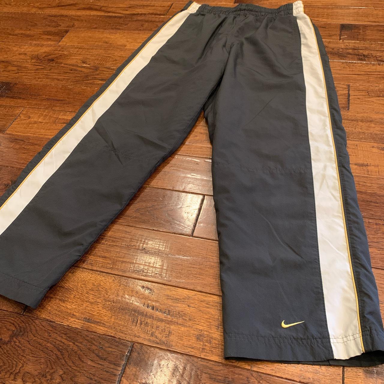 Y2K Nike Track Pants Silver Tag All Flaws Pictured Depop