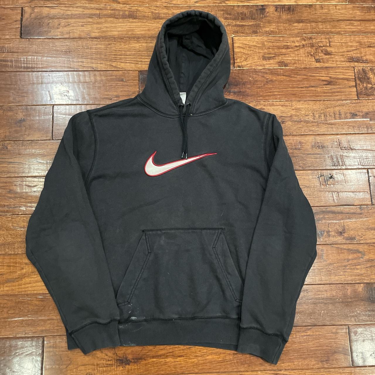 Y2K Embroidered Nike Center Check Hoodie Amazing... - Depop