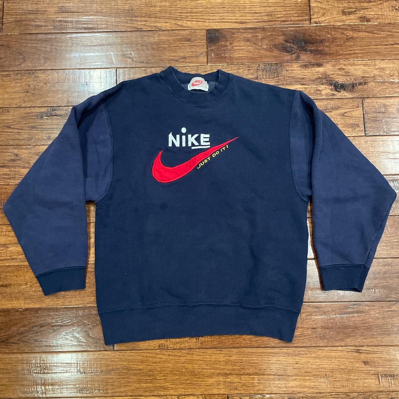 Rare Vintage 80’s Nike Embroidered Crewneck Amazing... - Depop